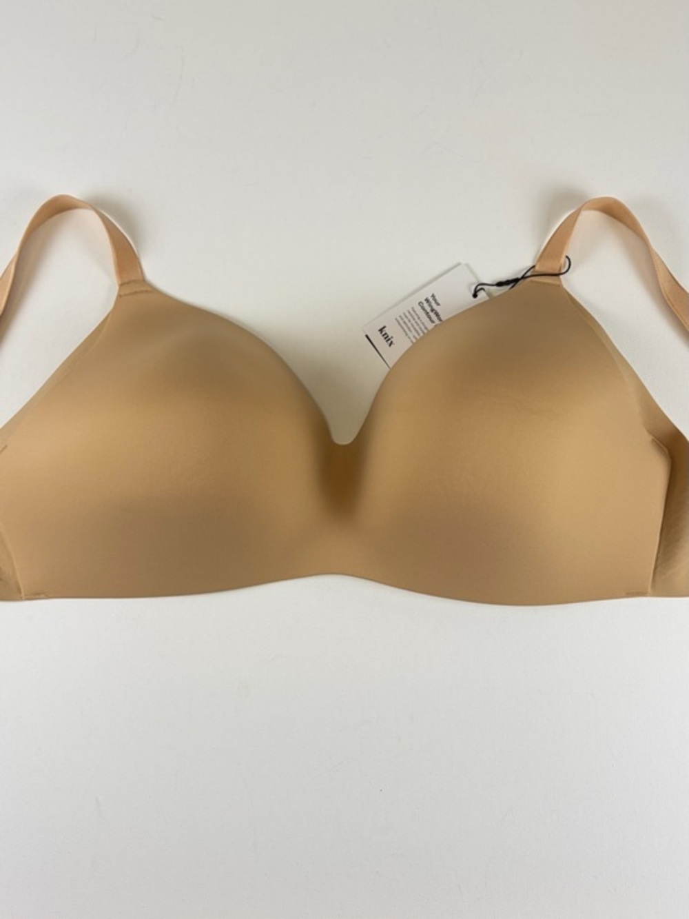 KNIX WINGWOMAN CONTOUR BRA NUDE SIZE 7++ WIRELESS NWT